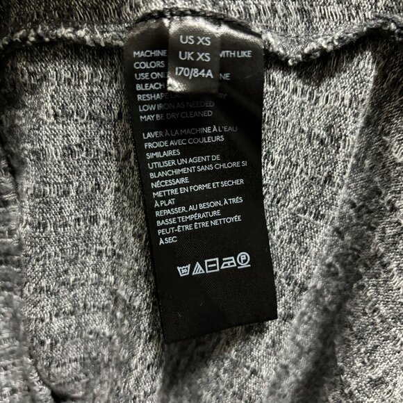 Maeve By Anthropologie Womens Gray Ribbed Cowl Neck Sweater XS Oversized - Picture 8 of 10